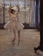 Edgar Degas Dancer in ther front of Photographer France oil painting artist